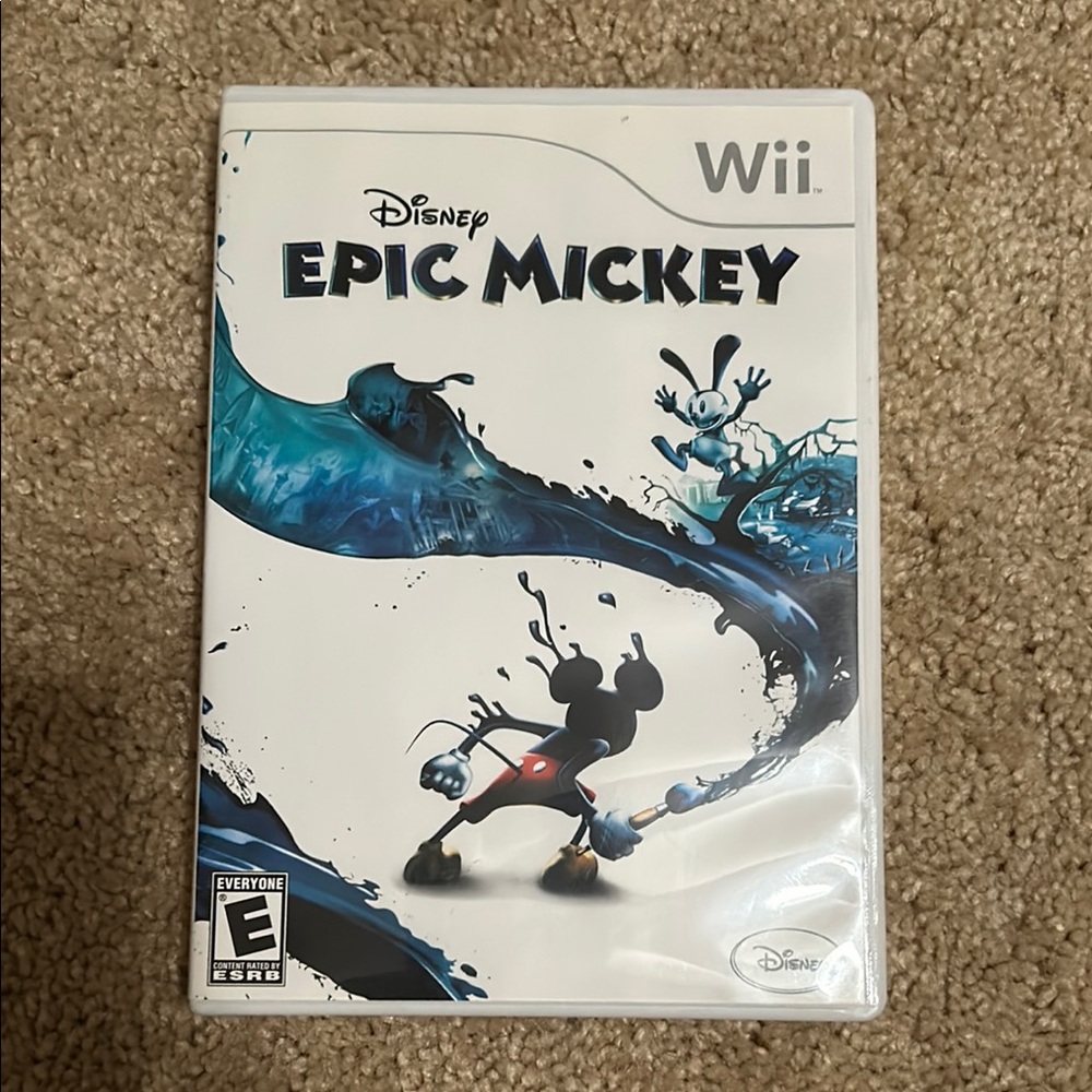 Disney White Epic Mickey Video Game for Wii